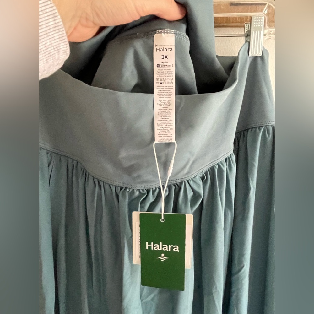 HALARA Maxi Skirt in Dusty Teal - Picture 8 of 10